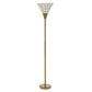 Verity Steel Torchiere Lamp