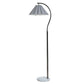 Vivienne Steel Floor Lamp - Grey