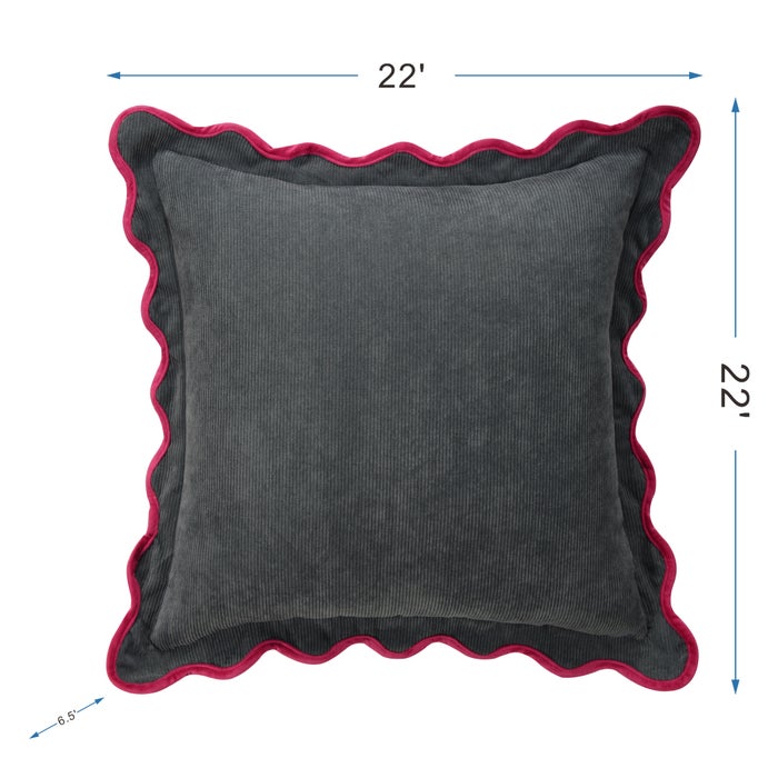 Scallop Edged Pillow 208