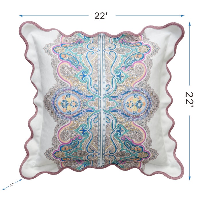 Scallop Edged Pillow 216