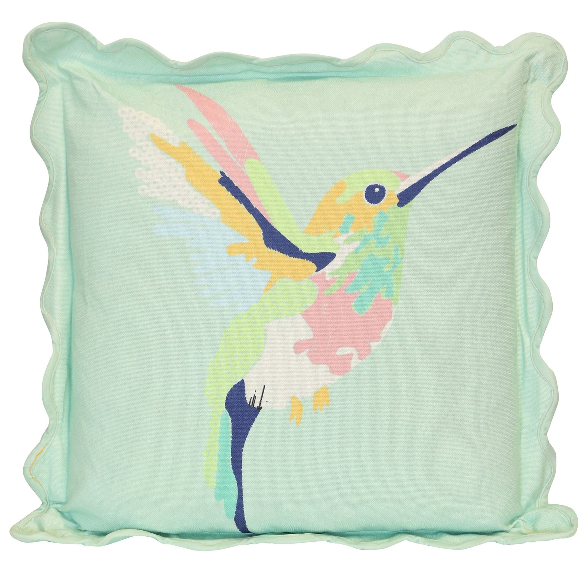 Scallop Edged Pillow 361 - DESIGNER PILLOW - Growing Days by Tamara Day