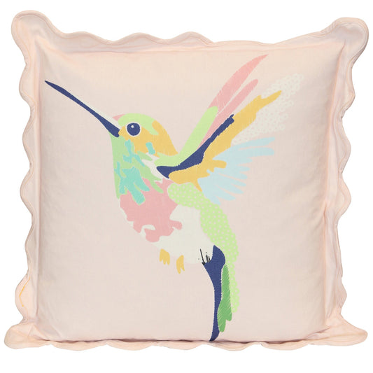 Scallop Edged Pillow 362 - DESIGNER PILLOW - Growing Days by Tamara Day