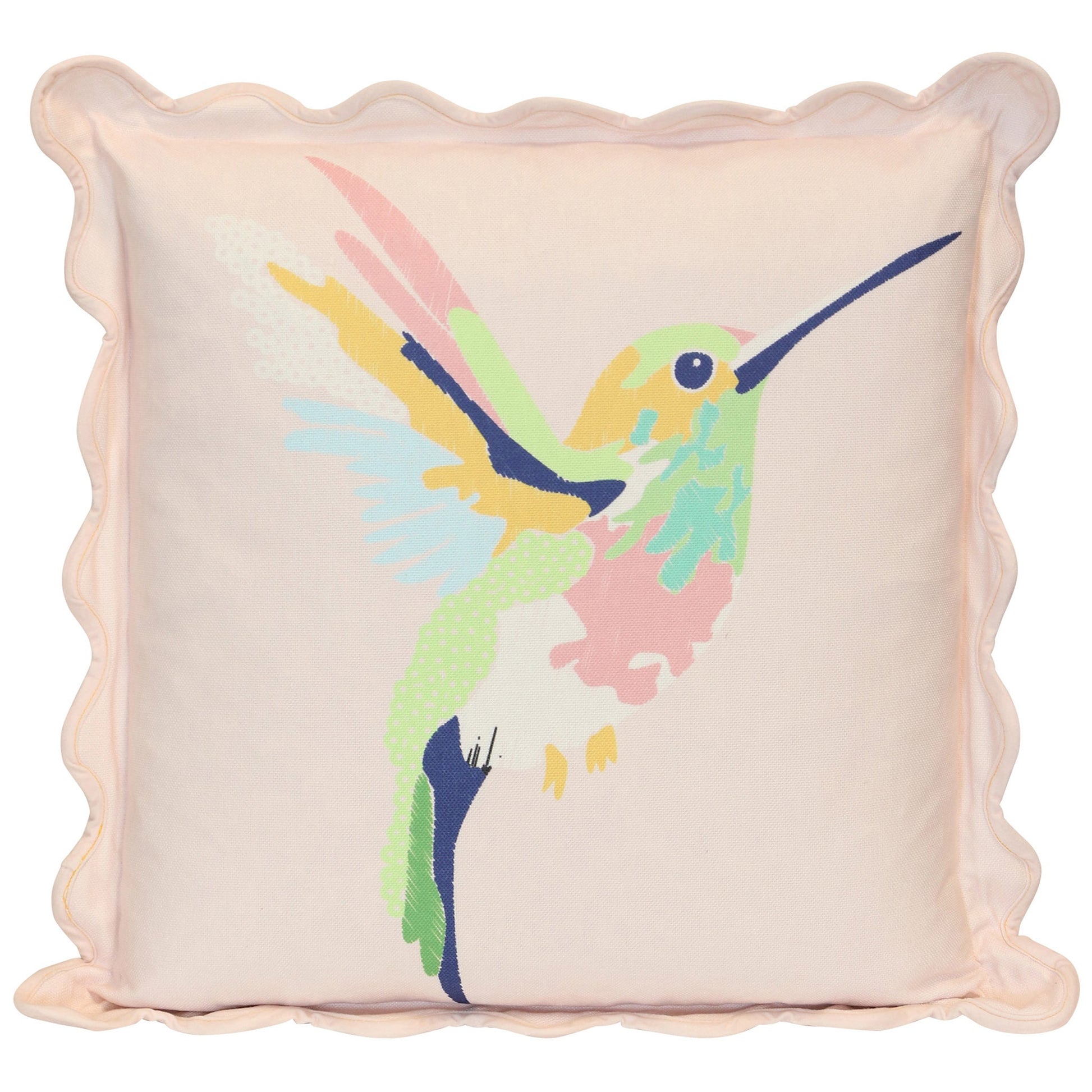 Scallop Edged Pillow 363 - DESIGNER PILLOW - Growing Days by Tamara Day