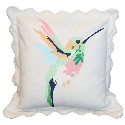 Scallop Edged Pillow 365 - DESIGNER PILLOW - Growing Days by Tamara Day