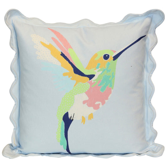 Scallop Edged Pillow 367 - DESIGNER PILLOW - Growing Days by Tamara Day