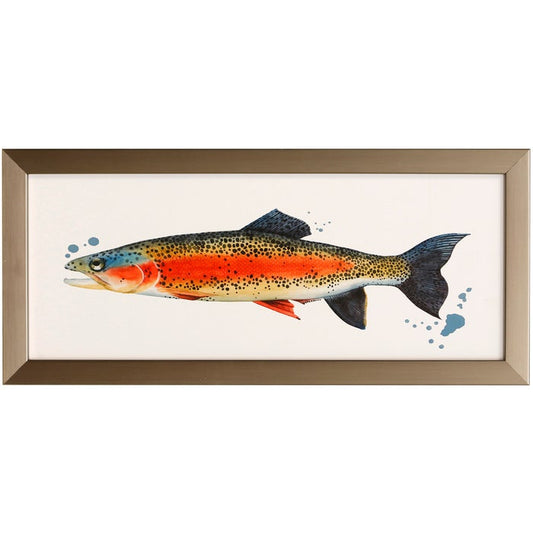 Trout I Framed Art Print