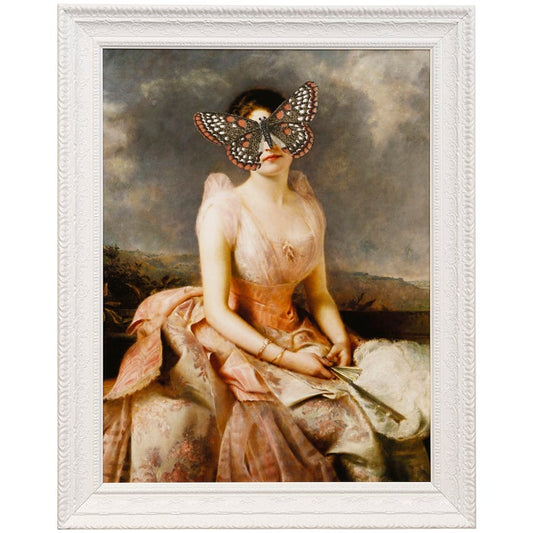 Butterfly Eyes Framed Art Print