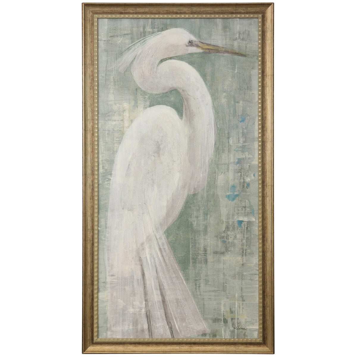 COASTAL EGRET I - Art Print - Growing Days by Tamara Day