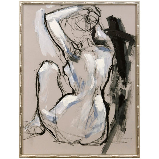 Nude Study Framed Art Print