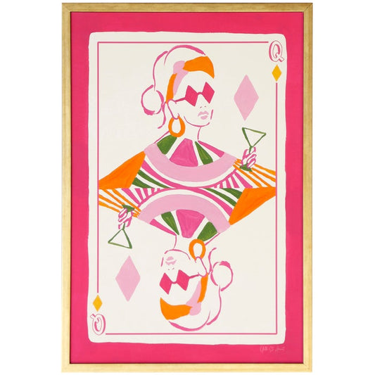 Queen of Diamonds I Art Print