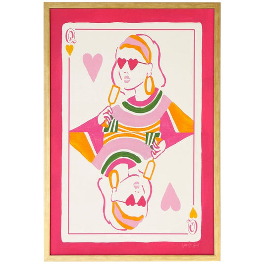 Queen of Hearts I Art Print