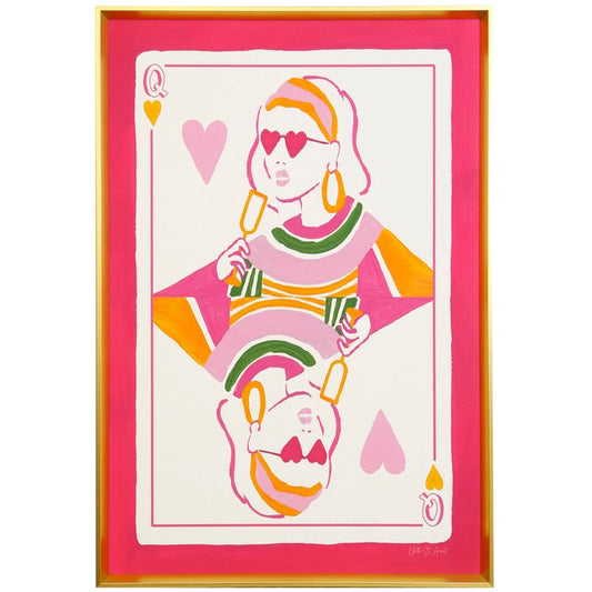 Queen of Hearts II Art Print