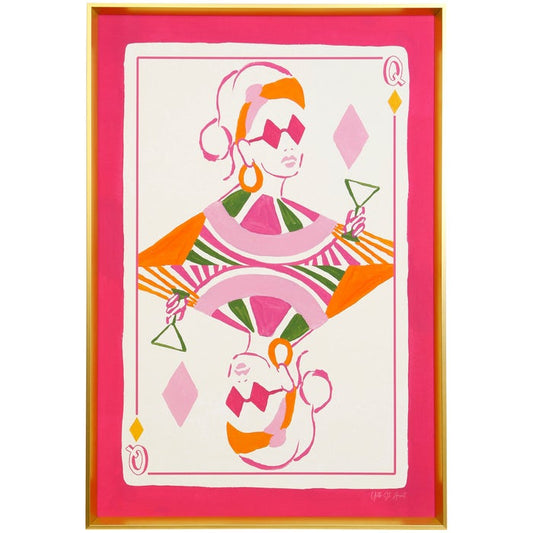 Queen of Diamonds II Art Print