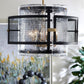 Panorama Chandelier | Noir and Aged Brass