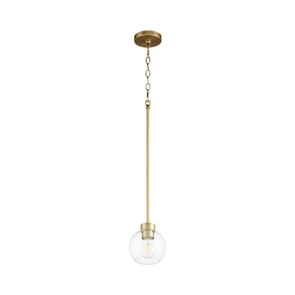 Volan 1-Light Aged Brass Pendant