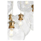 Numen 7-Light Aged Brass Pendant Cluster