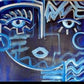 Chica on Blue Background - Windy O’Connor - Original Art - 