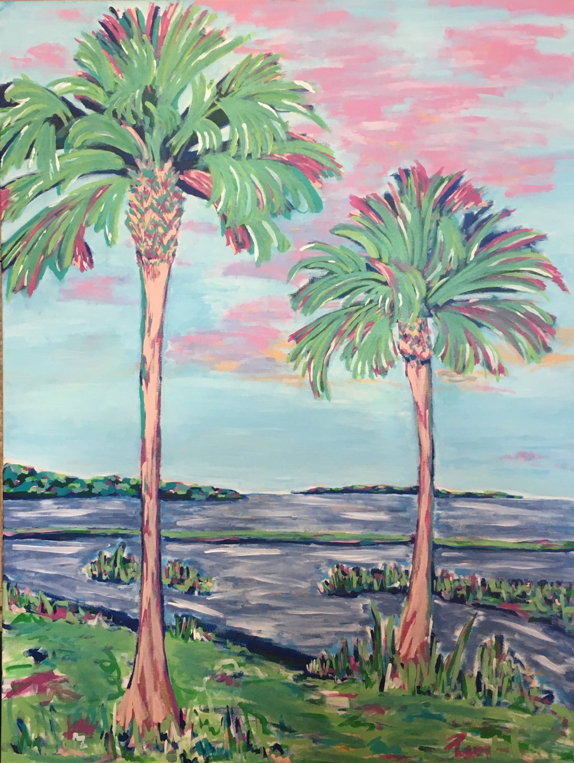 Palms - Louis Dixon - Original Art - Consignment