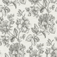 Flower Girl Wallpaper - Charcoal