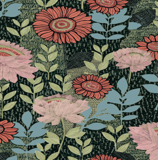 Botanical Garden Wallpaper - Greens
