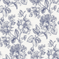 Flower Girl Wallpaper - Blue