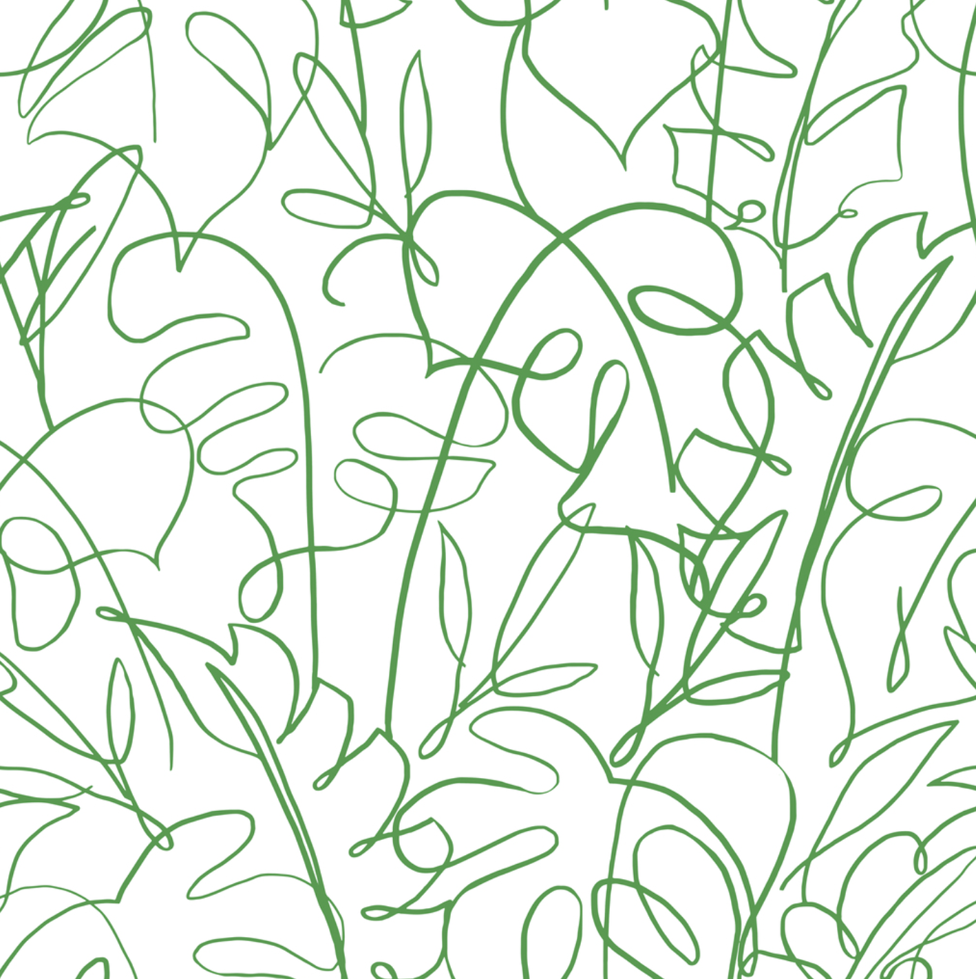 Tropical Signature Wallpaper - Green