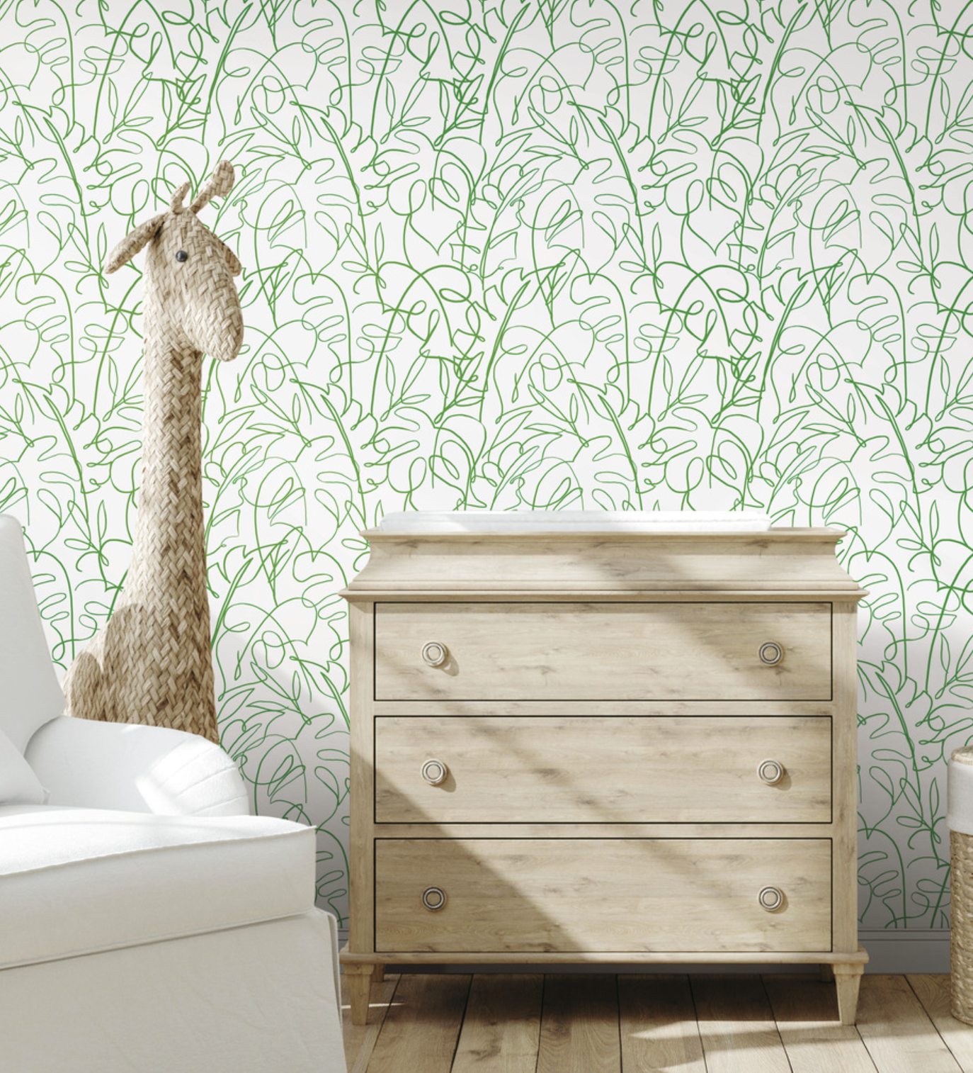 Tropical Signature Wallpaper - Green