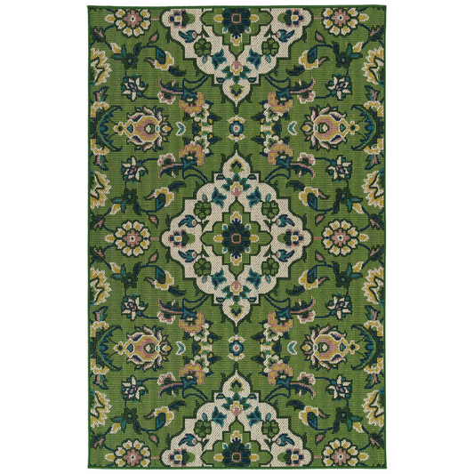 Lee Boulevard Green Rug - Rugs - Growing Days by Tamara Day