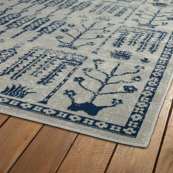 Boho Grey Area Rug - rug