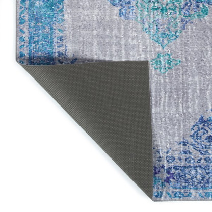 Boho Blue Area Rug - rug