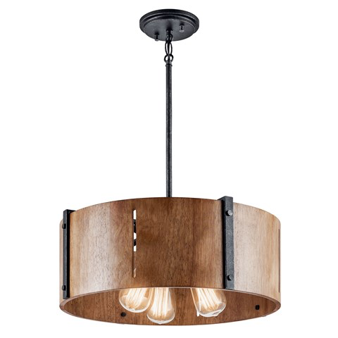 Elbur 3 Light Convertible Pendant - Lighting