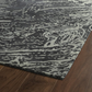 Charcoal Brushstrokes Area Rug - rug