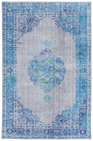 Boho Blue Area Rug - rug