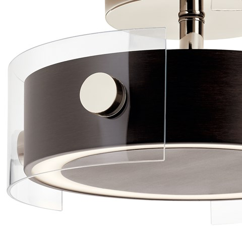 Tig 15.25 LED 1 Light Semi Flush - Lighting
