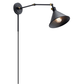 Ellerbeck 1 Light Wall Sconce in Black - Lighting