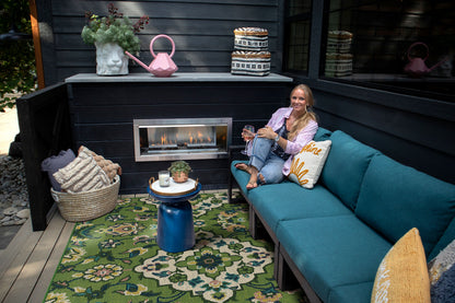 Lee Boulevard Green Rug - Rugs - Growing Days by Tamara Day