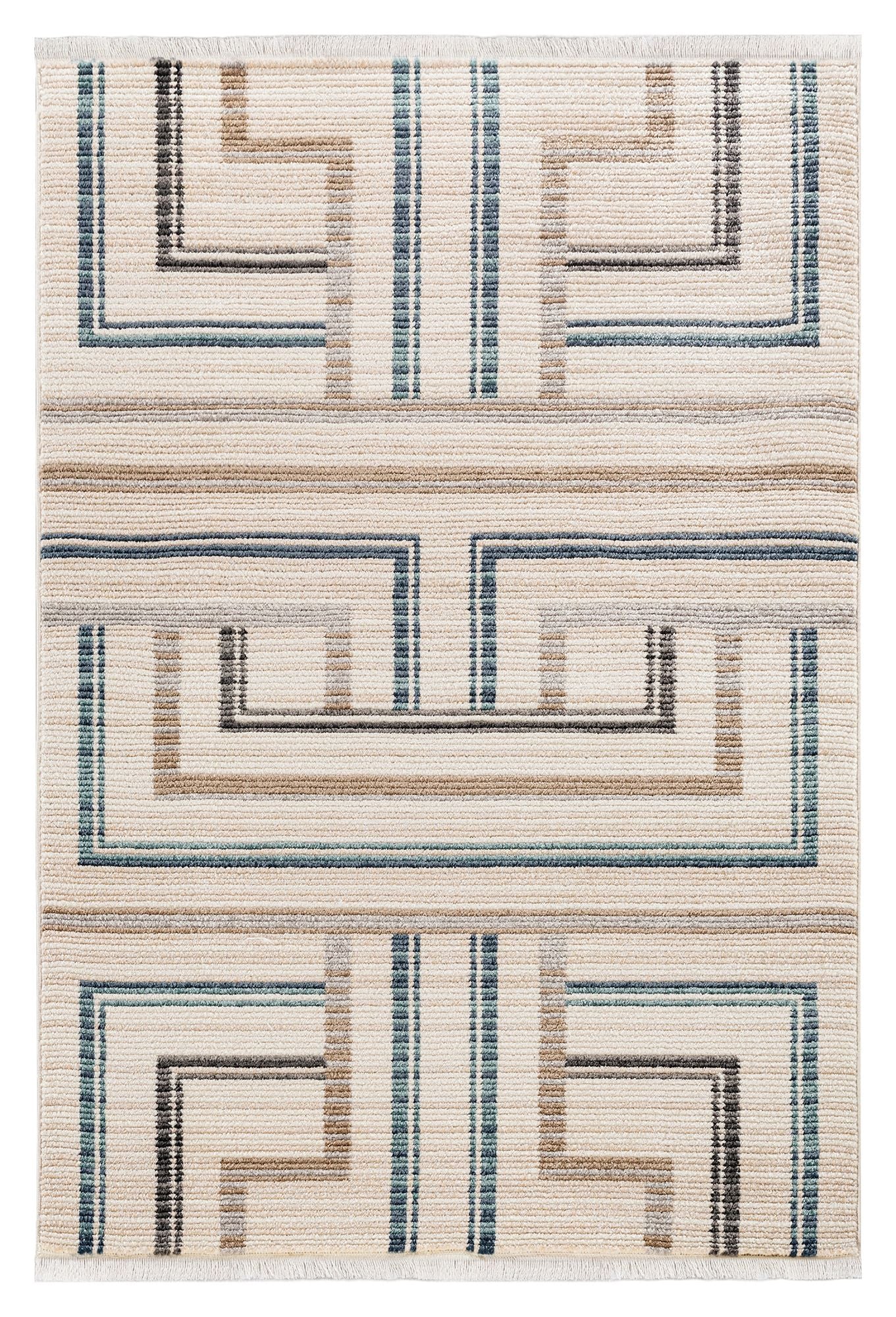 Denim Tetris Rug